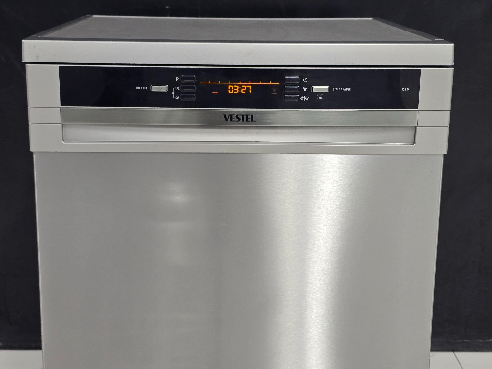 VESTEL T35 IX 7 PROGRAMLI 3 ÇEKMECELİ INOX BULAŞIK MAKİNESİ