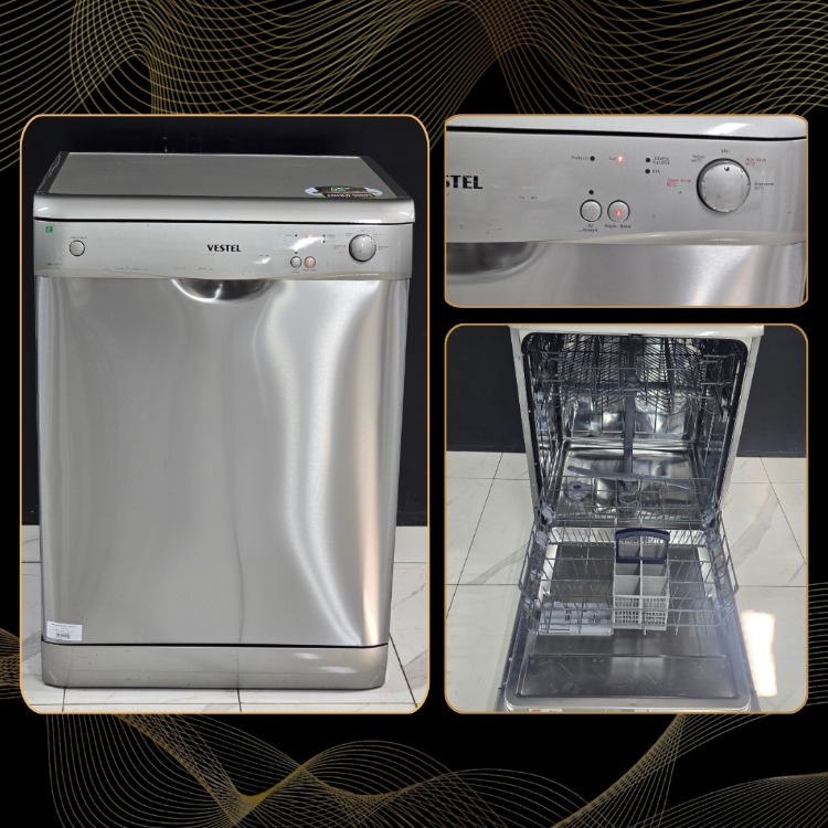 2. EL VESTEL A+ INOX 4 PROGRAMLI BULAŞIK MAKİNESİ