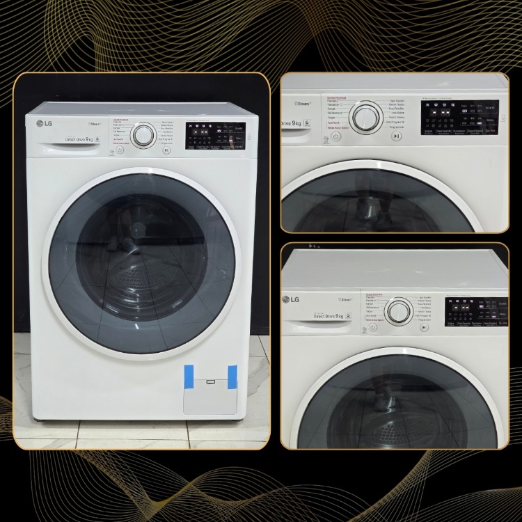 SIFIRLANMIŞ LG 9 KG 1400 DEVİR ÇAMAŞIR MAKİNESİ
