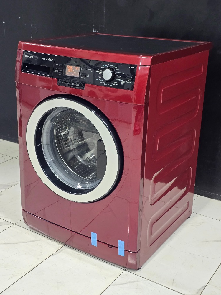SIFIRLANMIŞ ARÇELİK BORDO 8 KG 1200 DEVİR ÇAMAŞIR MAKİNESİ