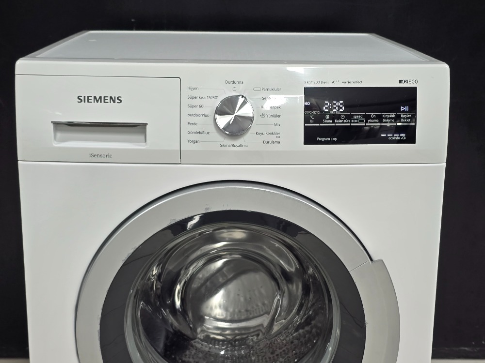 SIEMENS iQ500 9 KG 1200 DEVİR ÇAMAŞIR MAKİNESİ