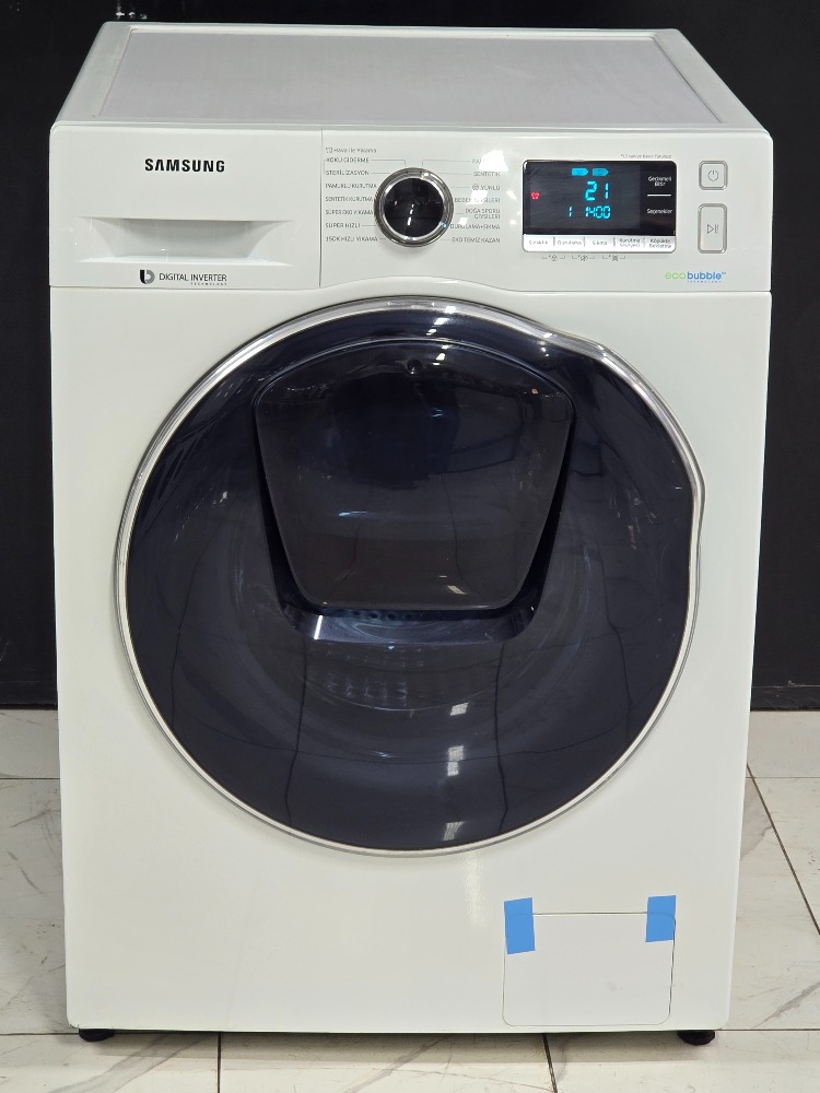 SIFIRLANMIŞ SAMSUNG ECO BUBBLE 9 KG 1400 DEVİR ÇAMAŞIR MAKİNESİ