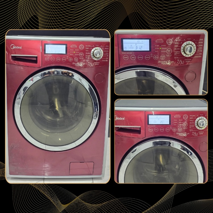 2. EL MIDEA A++ BORDO 7/3,5 KG 1400 DEVİR KURUTMALI ÇAMAŞIR MAKİNESİ