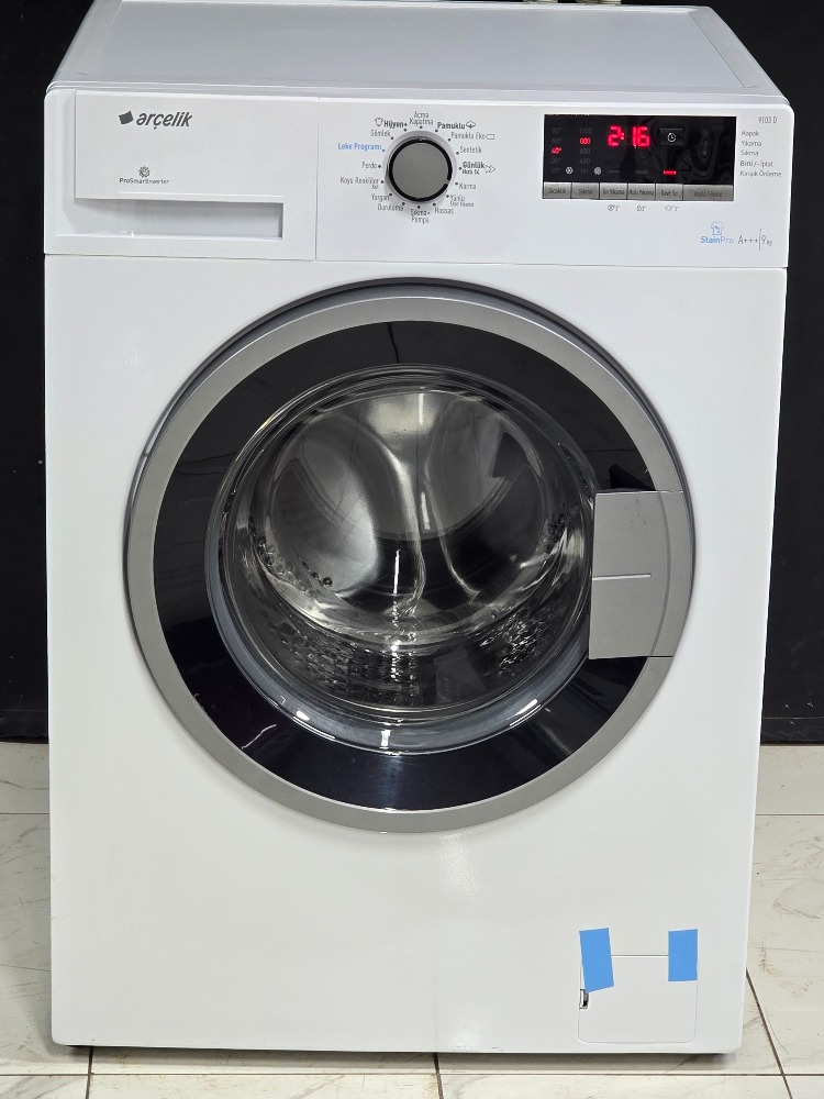 SIFIRLANMIŞ ARÇELİK 9 KG 1000 DEVİR ÇAMAŞIR MAKİNESİ