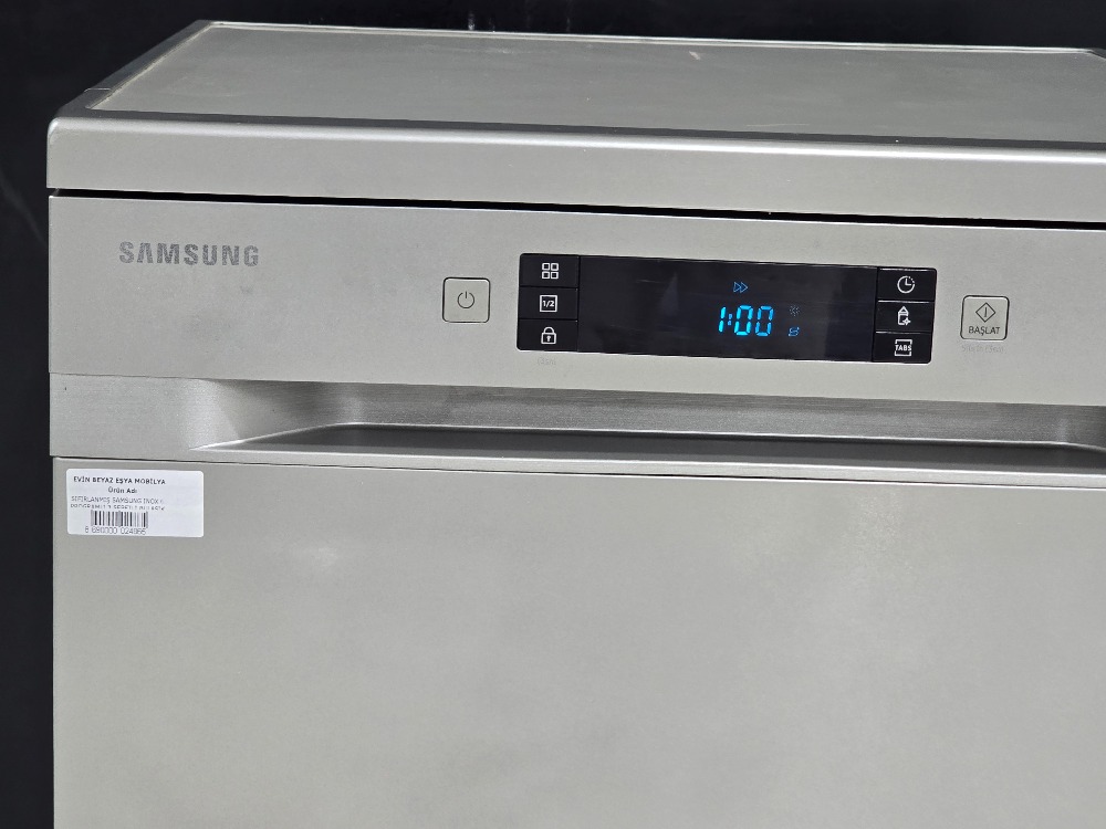 SIFIRLANMIŞ SAMSUNG INOX 6 PROGR 3 SEPETLİ BULAŞIK MAKİNESİ