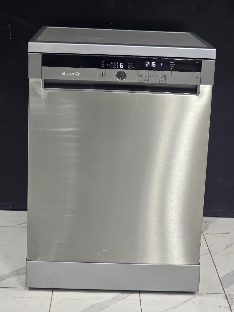 SIFIRLANMIŞ ARÇELİK INOX PIYANO SERİ 3'LÜ BEYAZ EŞYA SETİ