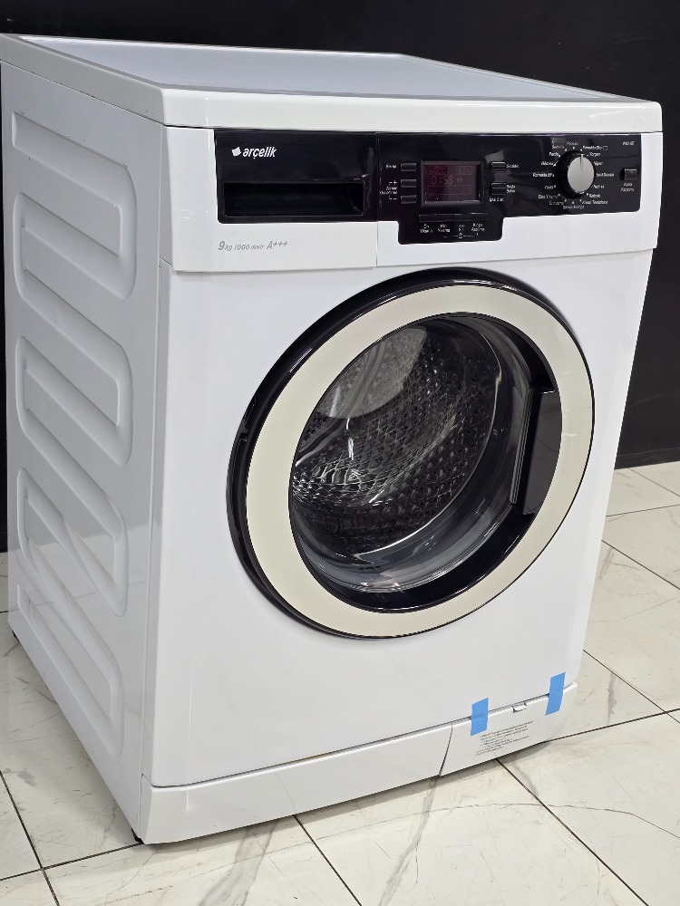 SIFIRLANMIŞ ARÇELİK 9 KG 1000 DEVİR ÇAMAŞIR MAKİNESİ