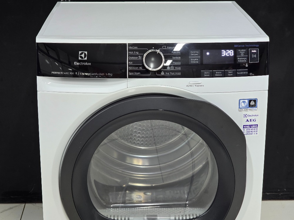 SIFIRLANMIŞ ELEKTROLUX 9 KG KURUTMA MAKİNESİ