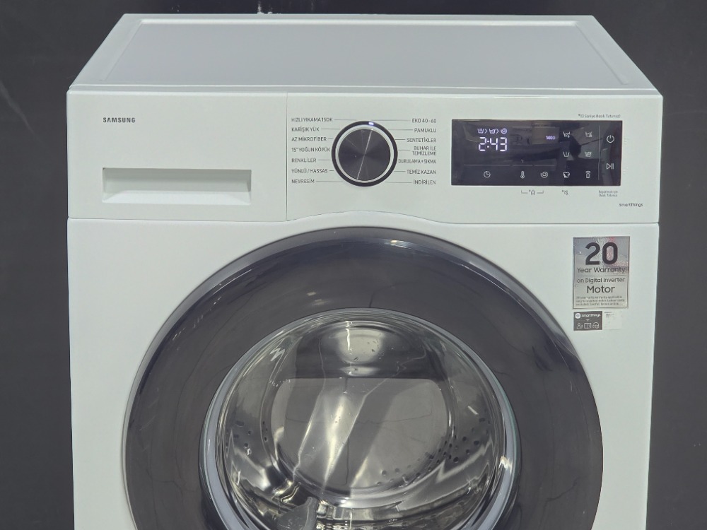 SAMSUNG WW90CGC04DAEAH ECOBUBBLE 9 KG 1400 DEVİR ÇAMAŞIR MAKİNESİ