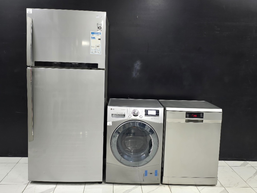 LG INOX 3'LÜ BEYAZ EŞYA SETİ