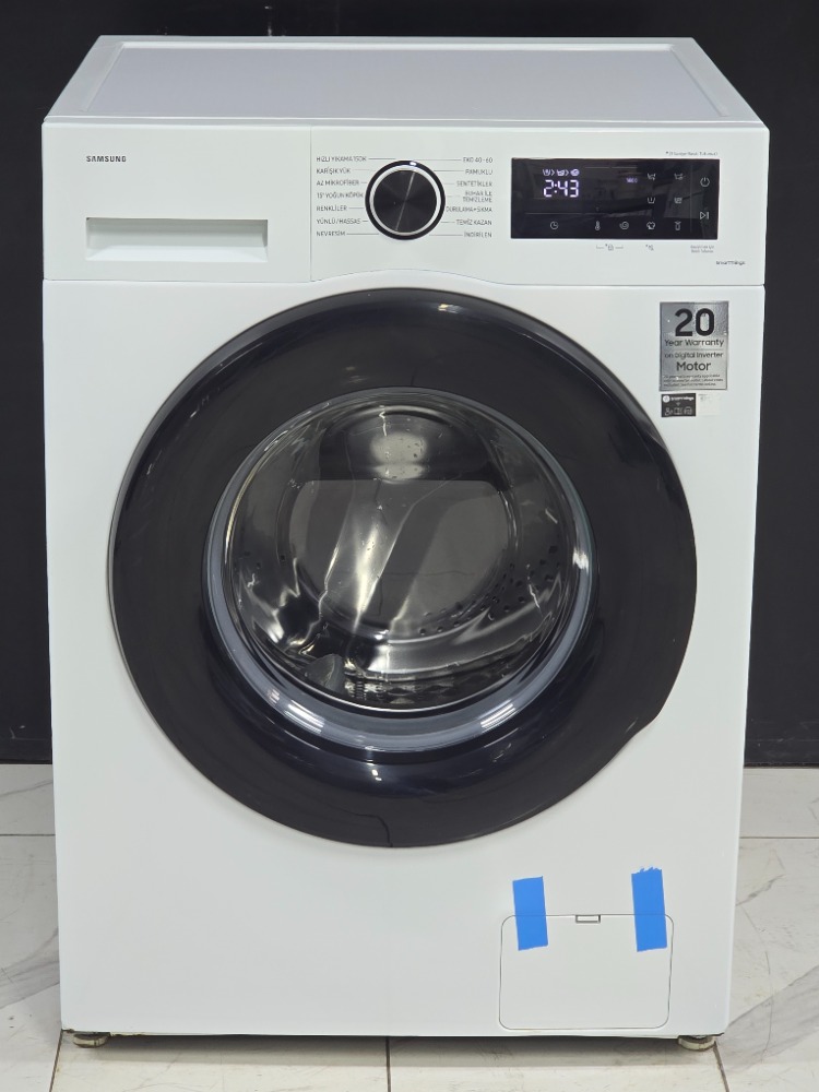 SAMSUNG WW90CGC04DAEAH ECOBUBBLE 9 KG 1400 DEVİR ÇAMAŞIR MAKİNESİ