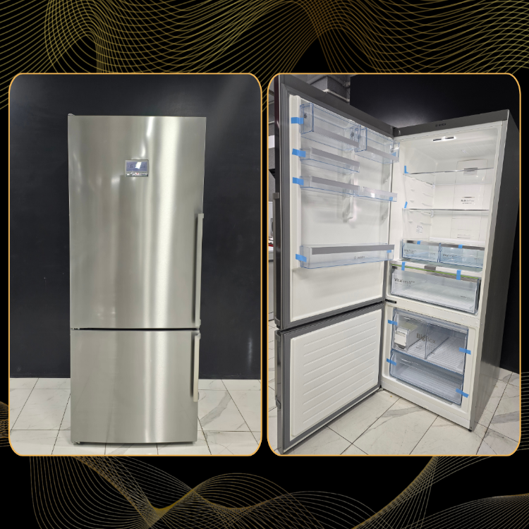 SIFIRLANMIŞ BOSCH 578 LT INOX KOMBİ TİPİ NOFROST BUZDOLABI