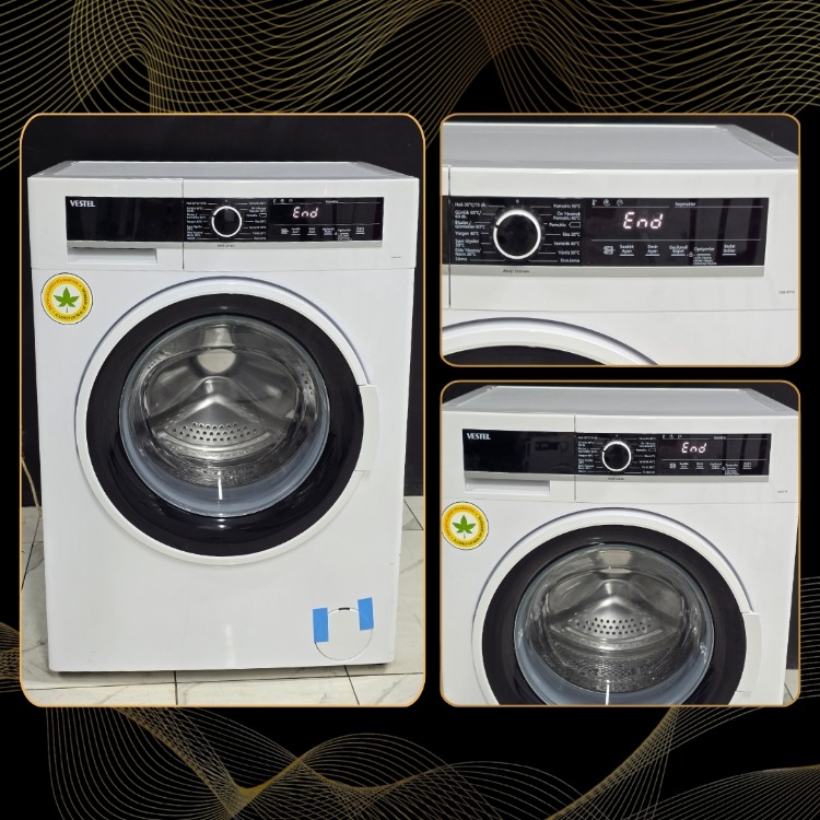 SIFIRLANMIŞ VESTEL 8 KG 1000 DEVİR ÇAMAŞIR MAKİNESİ