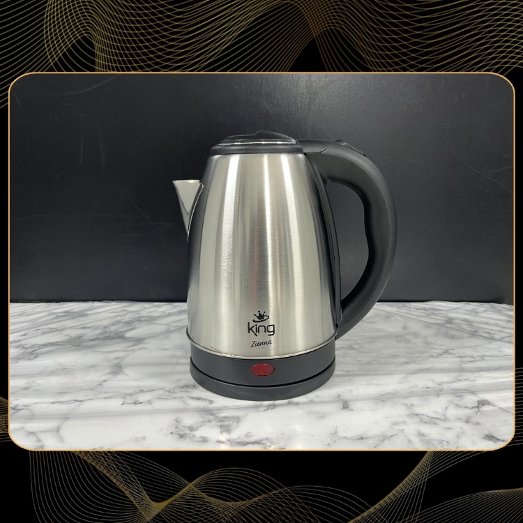 KİNG ZİENNA 1.8 LT PASLANMAZ ÇELİK GÖVDELİ KETTLE