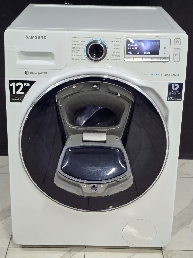 SAMSUNG ADDWASH ECOBUBBLE 12 KG 1400 DEVİR ÇAMAŞIR MAKİNESİ