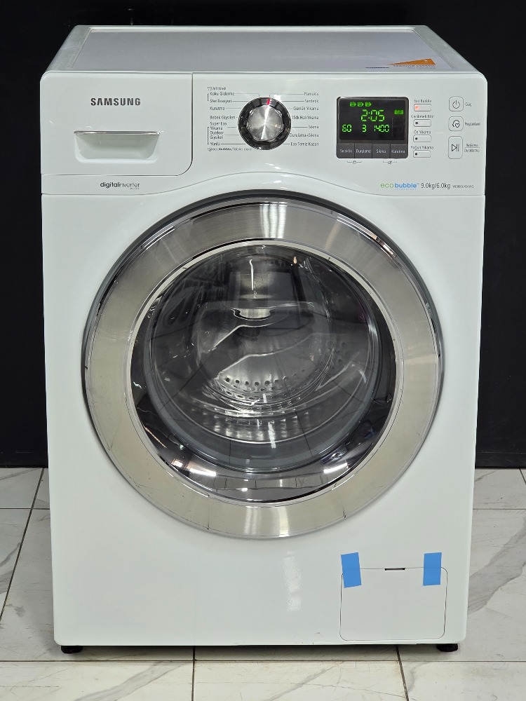 SIFIRLANMIŞ SAMSUNG ECO BUBBLE 9/6 KURUTMALI ÇAMAŞIR MAKİNESİ
