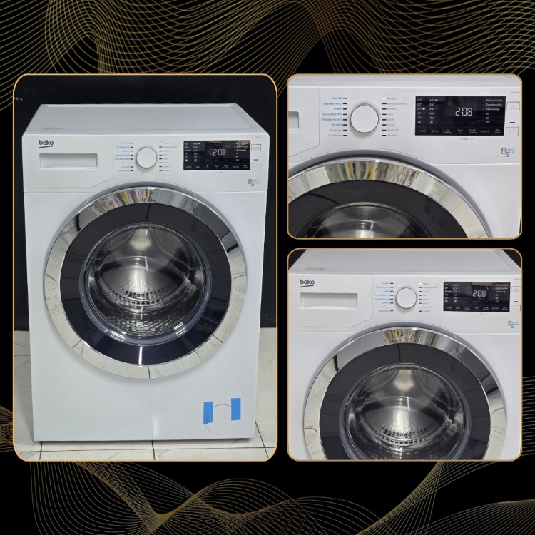 SIFIRLANMIŞ BEKO 8/5 KG 1400 DEVİR KURUTMALI ÇAMAŞIR MAKİNESİ