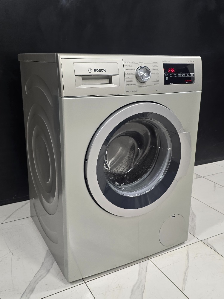 BOSCH SERIE 6 A+++ 9 KG 1200 DEVİR GRİ ÇAMAŞIR MAKİNESİ