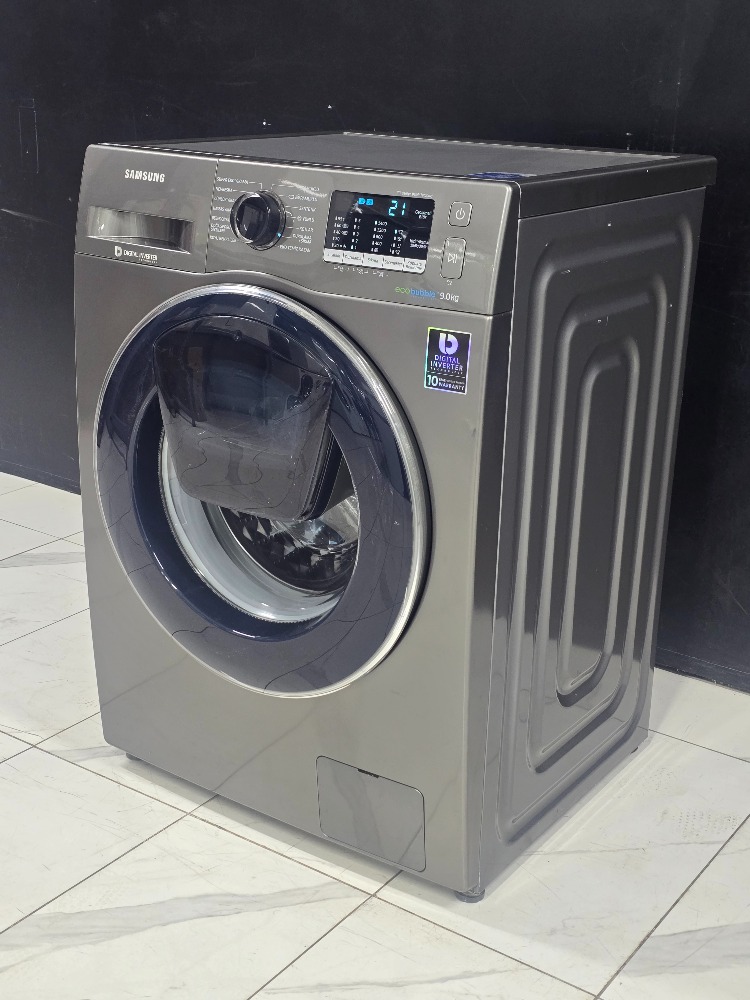 SAMSUNG ECOBUBBLE ADDWASH 9 KG 1400 DEVİR GRİ ÇAMAŞIR MAKİNESİ