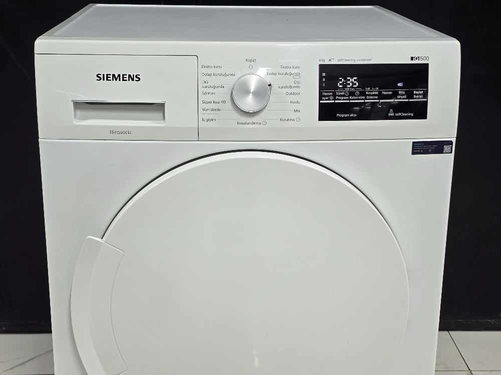 SIEMENS iQ500 8 KG A++ ISI POMPALI KURUTMA MAKİNESİ