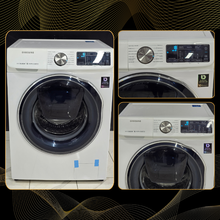 SIFIRLANMIŞ SAMSUNG ECO BUBBLE 10 KG 1400 DEVİR ÇAMAŞIR MAKİNESİ