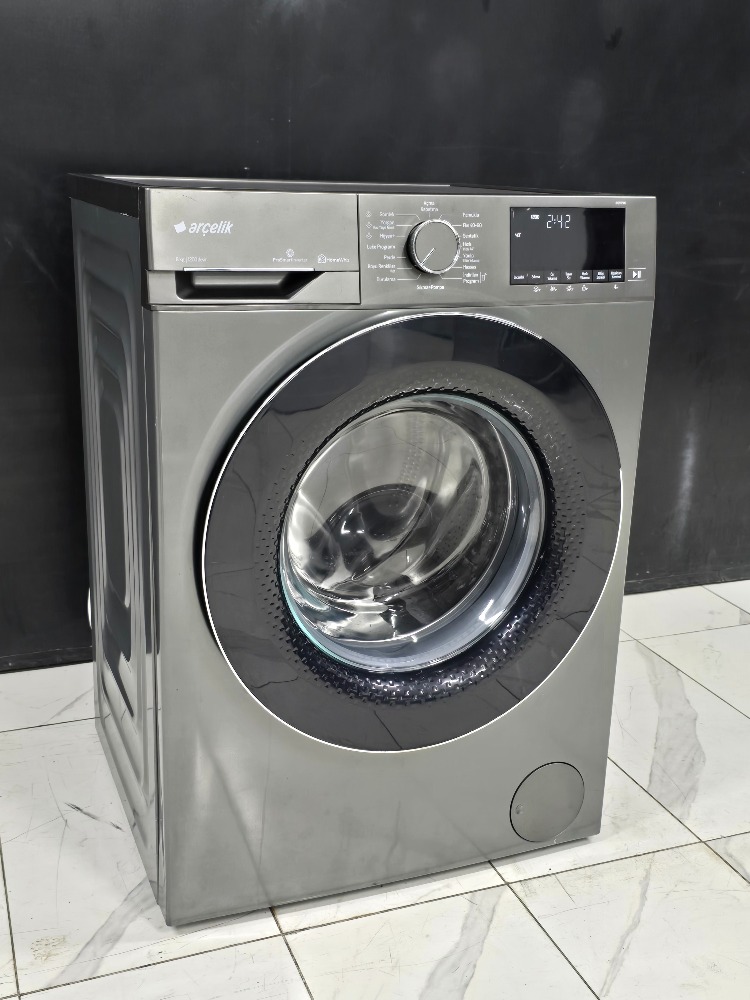 ARÇELİK 8120 PMG GRİ 8 KG 1200 DEVİR ÇAMAŞIR MAKİNESİ