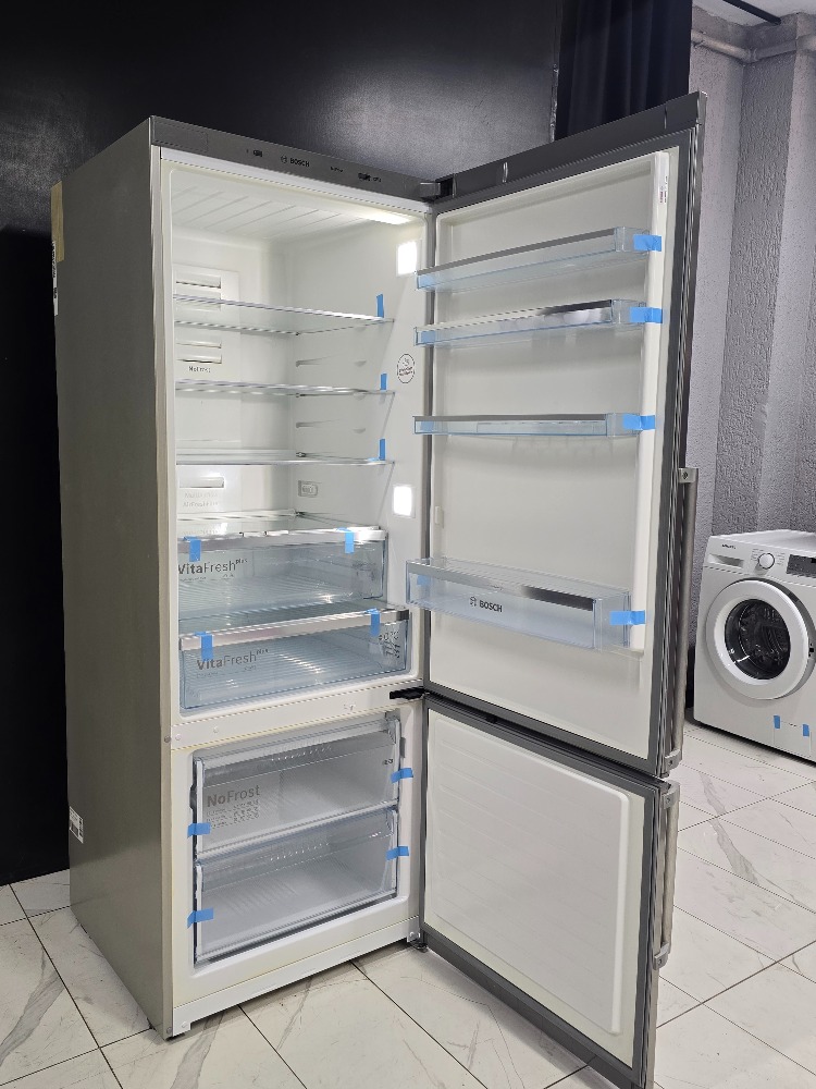 SIFIRLANMIŞ BOSCH INOX 505 LT KOMBİ TİPİ NOFROST BUZDOLABI