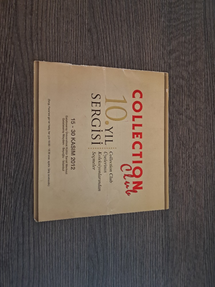 Collection Club 10. Yıl Sergisi - İlk Gün Zarfı (Damgasız ve Pulsuz)