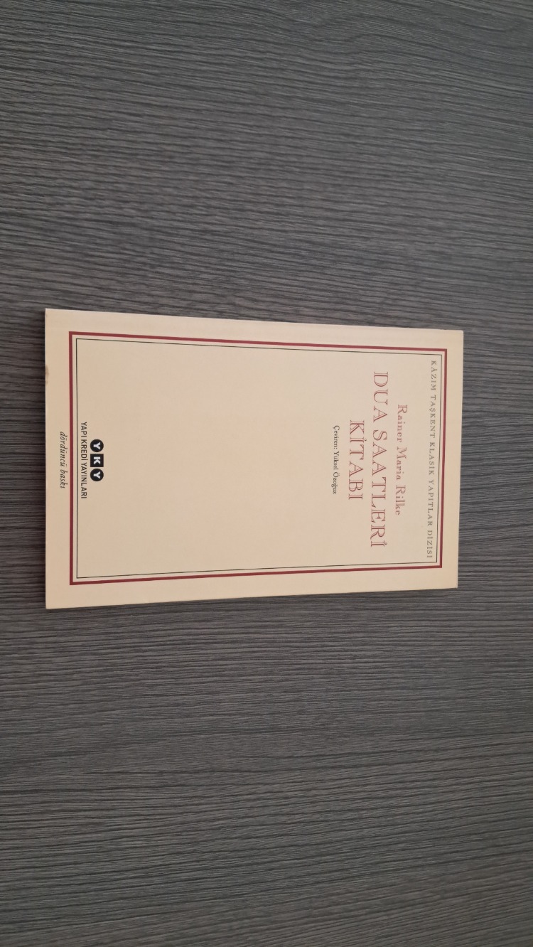 Rainer Maria Rilke - Dua Saatleri Kitabı