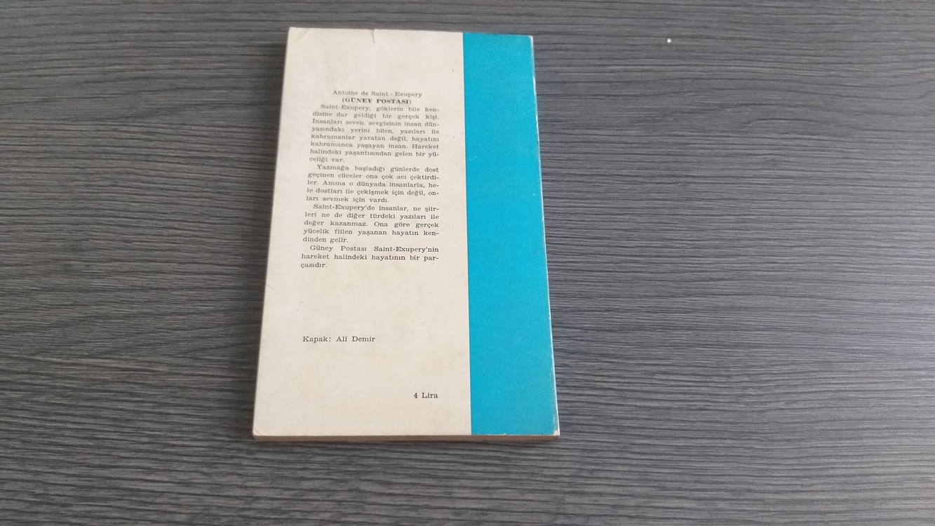 Antoine de Saint-Exupéry - Güney Postası (İmzalı)