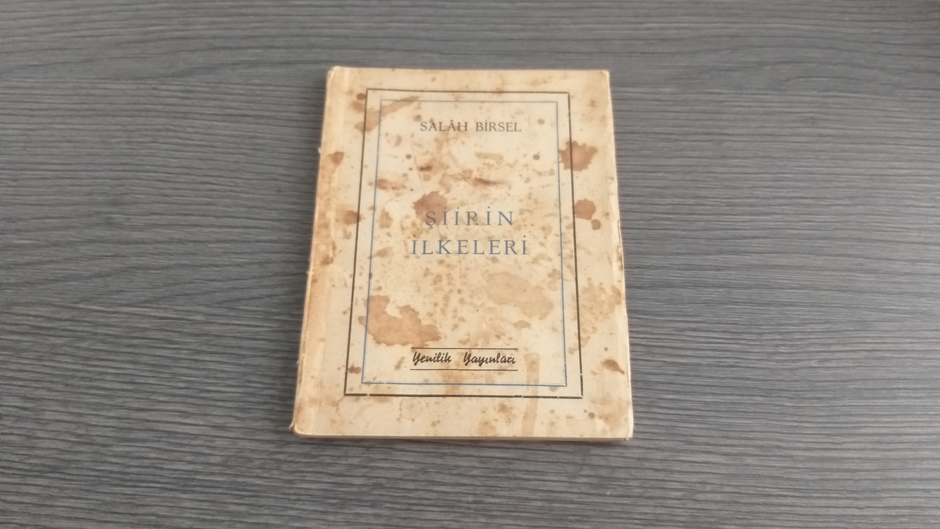 Salâh Birsel - Şiirin İlkeleri
