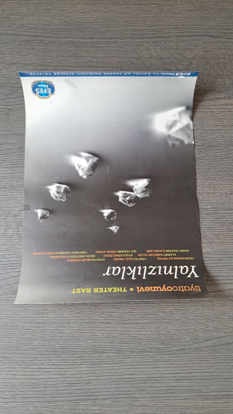 Yalnızlıklar - Tiyatro Oyunu Afişi (Tiyatro Oyunevi, 2007)