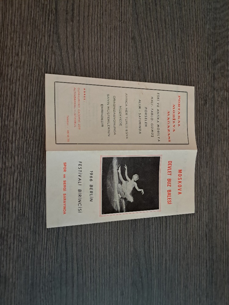 Moskova Devlet Buz Balesi Program ve Tanıtım Broşürü
