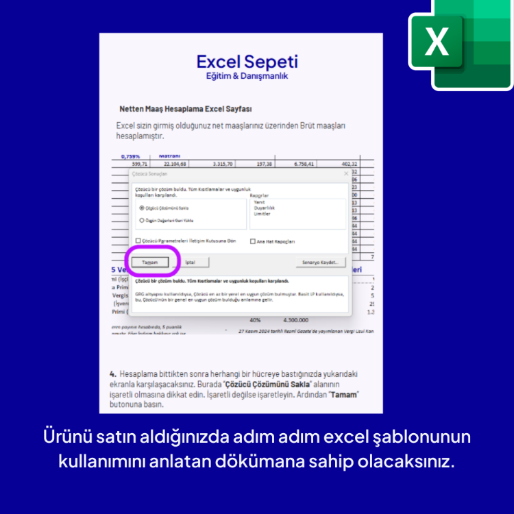 2026 Netten Brüte Maaş Hesaplama Excel Şablonu - HEMEN İNDİRİLEBİLİR