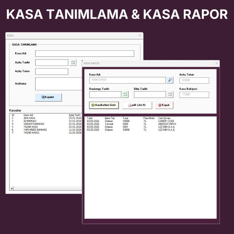 Excel Cari Takip Programı 4.0 (Gelir-Gider & Tahsilat Yönetimi)