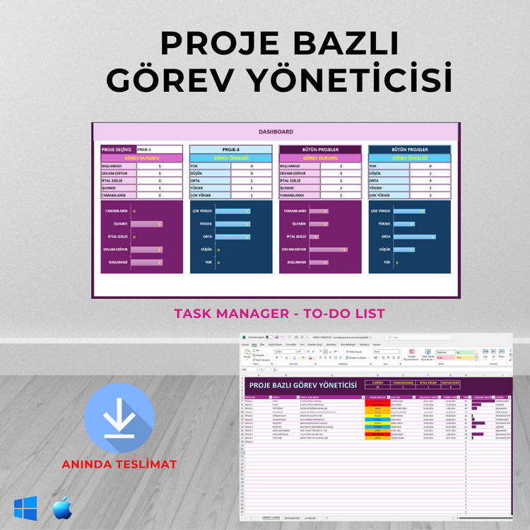 Proje Bazlı Görev Yöneticisi (Task Manager)