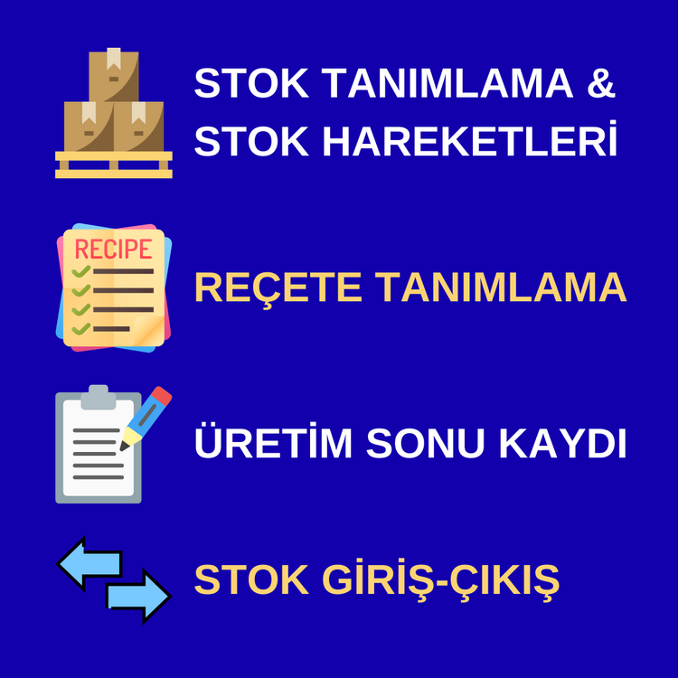 Excel Stok Takip Programı | Üretim Takip Programı | Depo Takip Programı Versiyon-2
