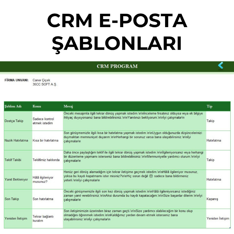 Excel Tabanlı CRM Programı | Müşteri Takip, E-posta Gönderimi ve Dashboard Sistemi