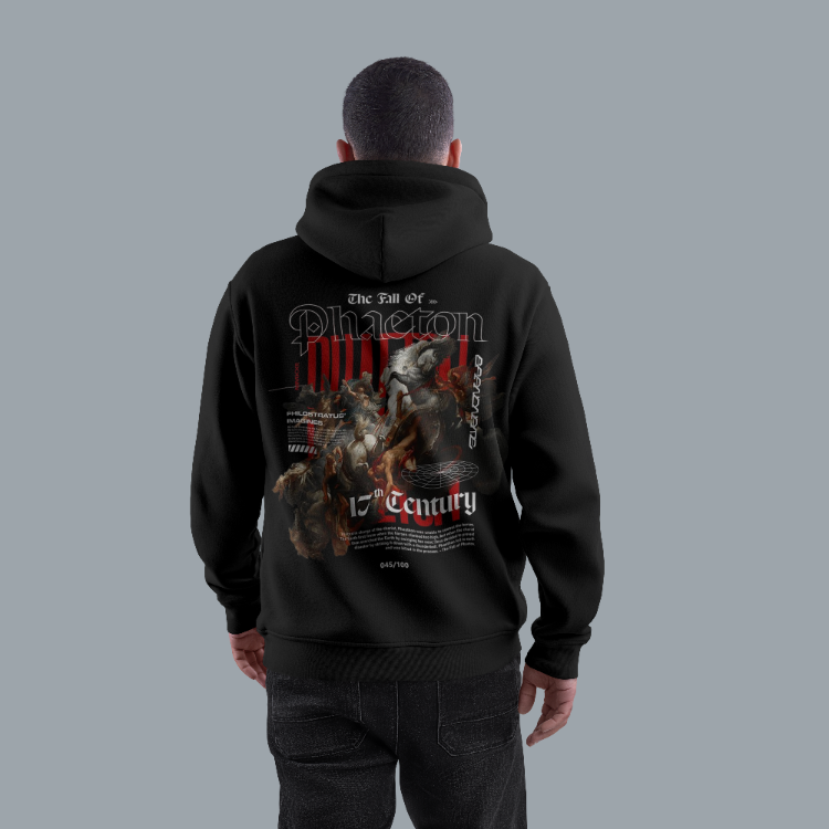 Unisex Baskı Detaylı Sweatshirt – S3B5