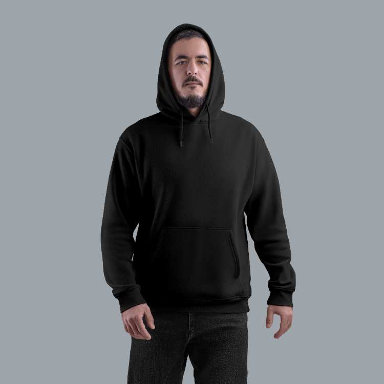 Unisex Baskılı Kapüşonlu Sweatshirt – S3M4
