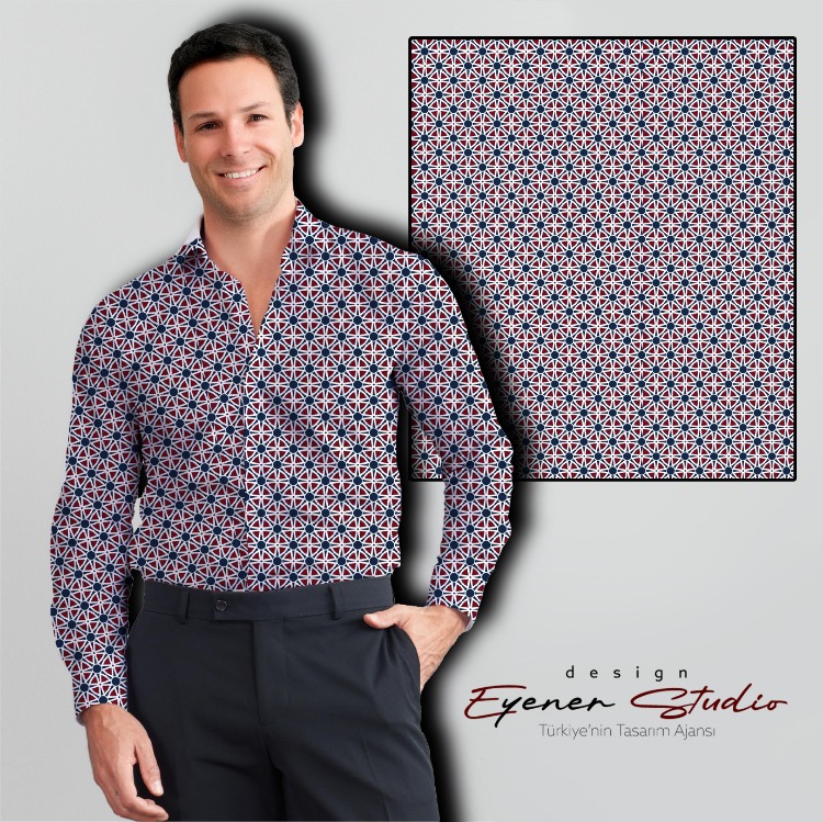 Geometrik Altıgen Desen 5 Varyantlı