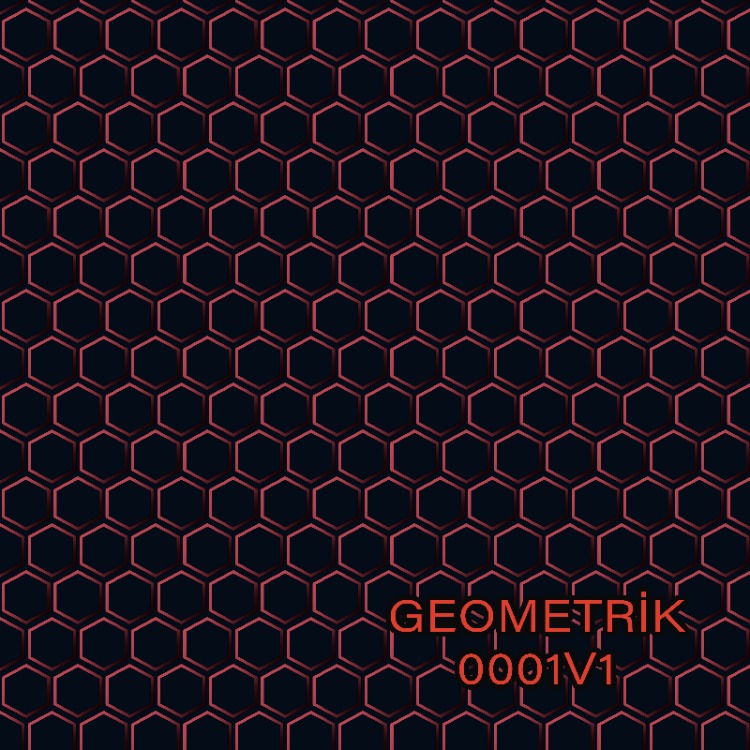 Geometrik Altıgen Desen 5 Varyantlı
