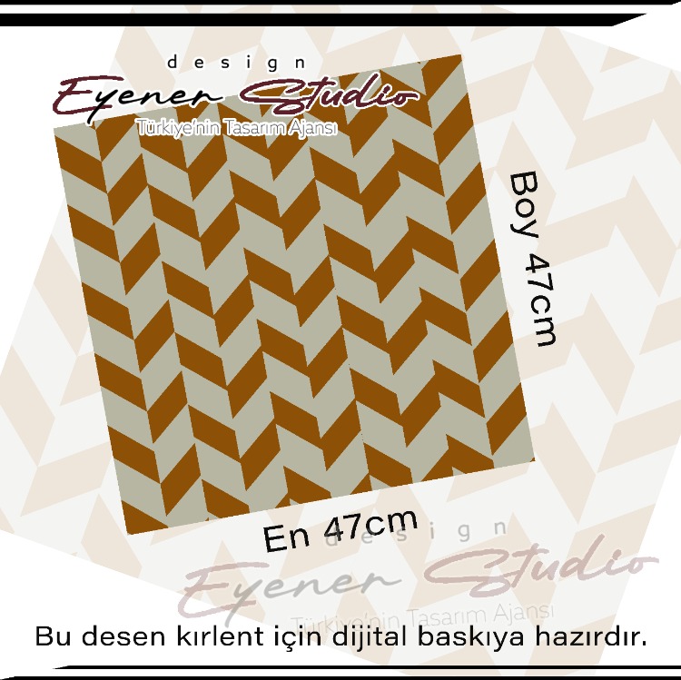 Şevron Kırlent Deseni