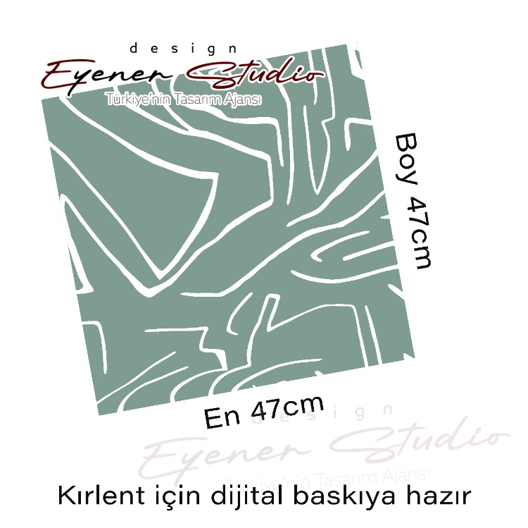 Soyut Kırlent Deseni 2