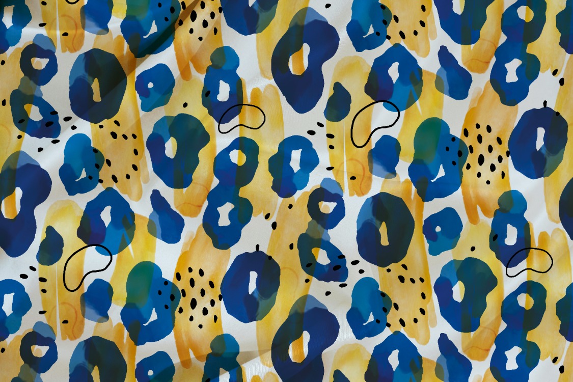 Renkli Konsept Leopar Deseni