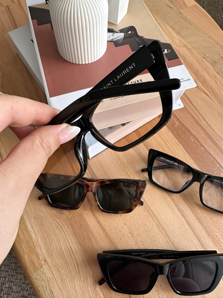 Saint Laurent Transparan Cam Yeni Sezon Gözlük E01S25RA