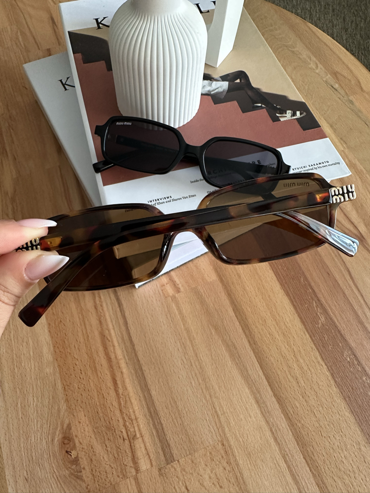 Miu Miu Rectangle Leopard Yeni Sezon Gözlük E01S10RA