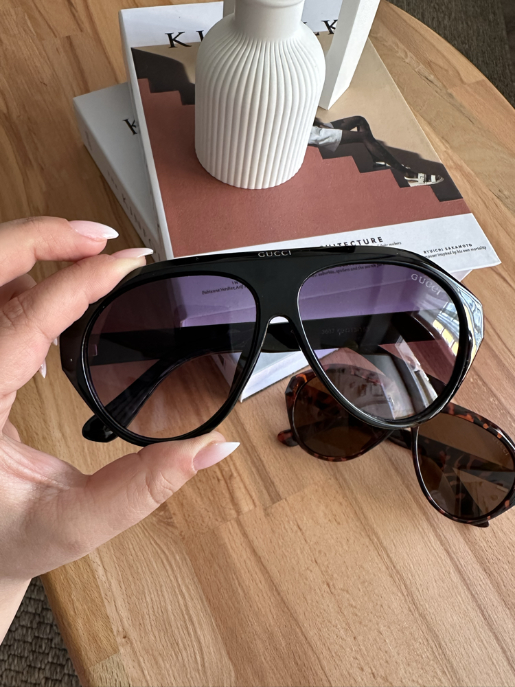 Gucci Big Size Siyah Kemik Yeni Sezon Gözlük E01S20RA