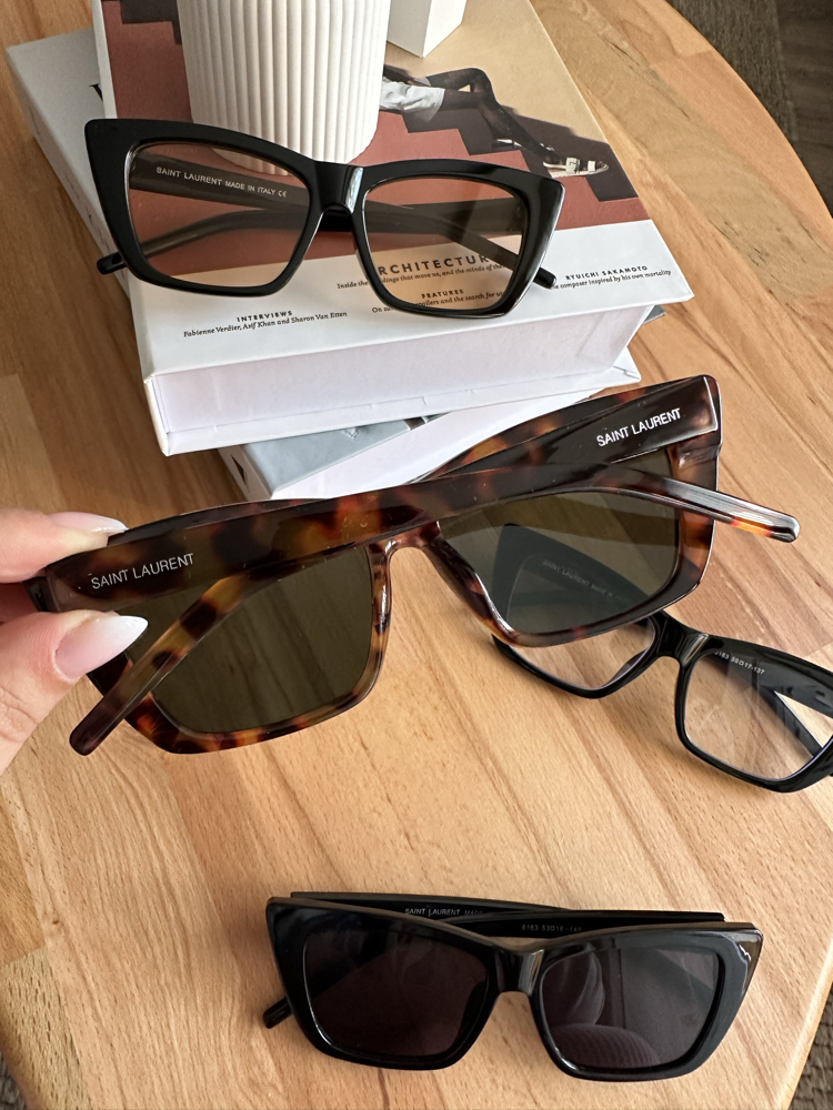 Saint Laurent Leopard Kemik Yeni Sezon Gözlük E01S24RA