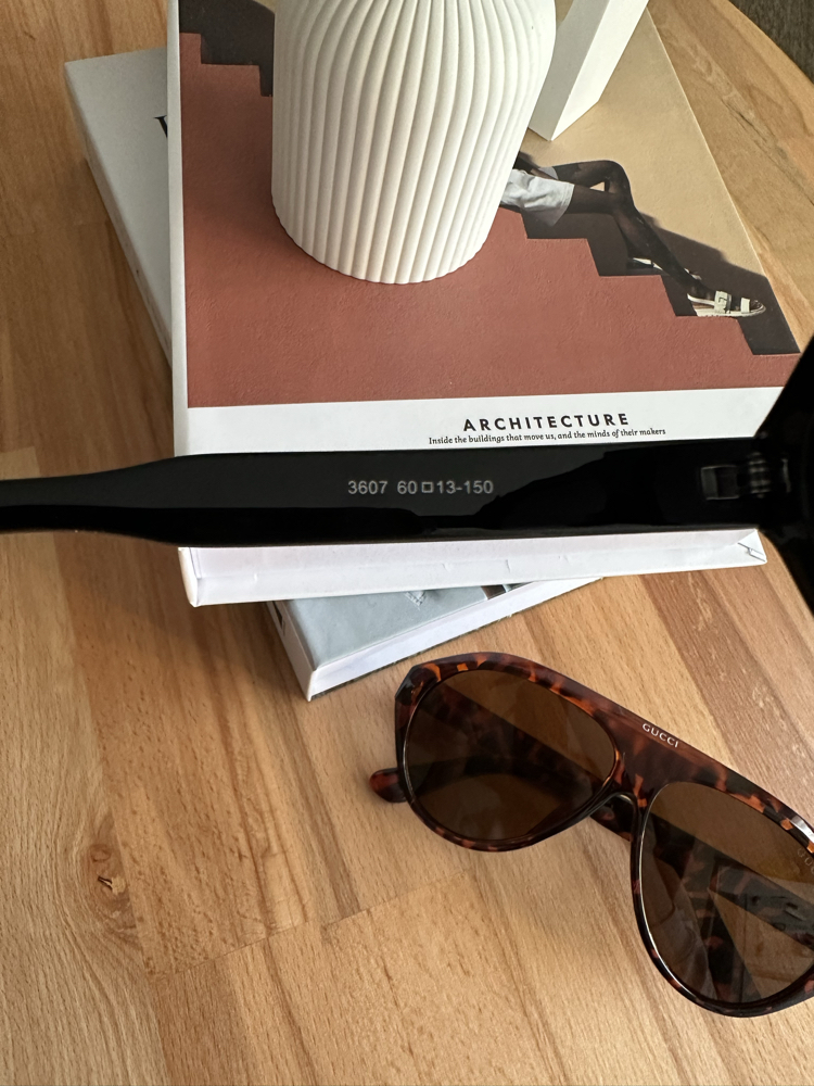 Gucci Big Size Siyah Kemik Yeni Sezon Gözlük E01S20RA
